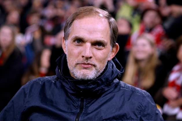 TUCHEL Thomas Trainer Team FC Bayern Muenchen UEFA Championsleague Saiason 2023 - 2024 Spiel FC Bayern Muenchen - Galatasaray Istanbul 2 : 1 am 08.11. 2023 in Muenchen DFL REGULATIONS PROHIBIT ANY USE OF PHOTOGRAPHS as IMAGE SEQUENCES and or QUASI-VIDEO Copyright: xLacixPerenyix