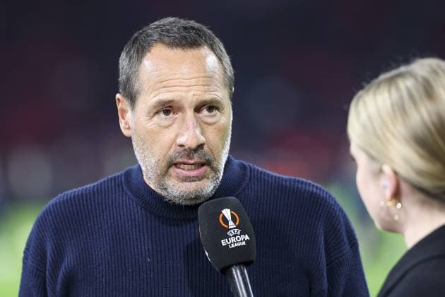 AMSTERDAM, 09-11-2023 JohanCruyff Arena, Europa League Football season 2023 2024. Ajax coach John van t Schip before the match between Ajax and Brighton & Hove Albion Ajax - Brighton  x23102174x Copyright: