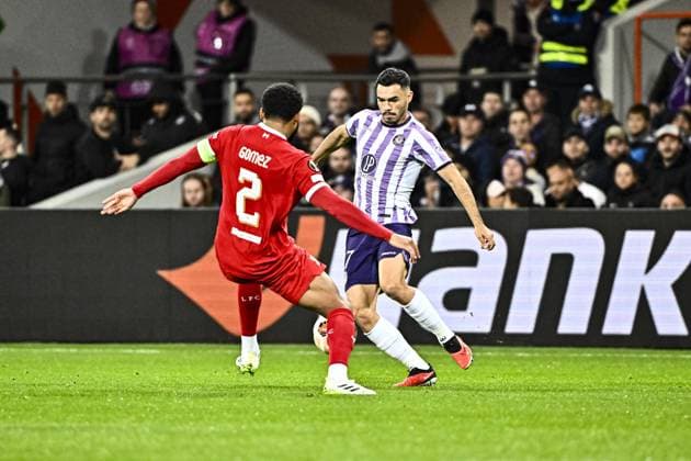 Suazo (tfc) FOOTBALL : Toulouse vs Liverpool - Match 4 Phase de Groupe de la Ligue Europa - Toulouse - 09-11-2023 ThierryBreton Panoramic 