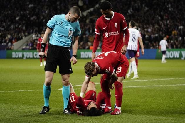 EDITORIAL USE ONLY No use with unauthorised audio, video, data, fixture lists, club league logos or live services. Online in-match use limited to 120 images, no video emulation. No use in betting, games or single club league player publications. Toulouse v Liverpool, UEFA Europa League, Group E, Football, Stadium TFC, Toulouse, France - 09 Nov 2023 EDITORIAL USE ONLY No use with unauthorised audio, video, data, fixture lists, club league logos or live services. Online in-match use limited to 120 images, no video emulation. No use in betting, games or single club league player publications. Copyright: xDavexWinter Shutterstockx 14188577bl