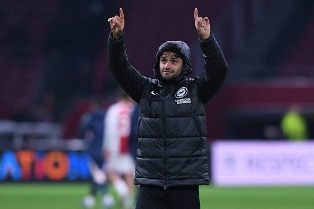 Fußball Europa League Gruppenphase 4. Spieltag Ajax Amsterdam - Brighton & Hove Albion am 09.11.2023 in der Johan Cruijff ArenA in Amsterdam Mahmoud Dahoud ( Brighton & Hove )