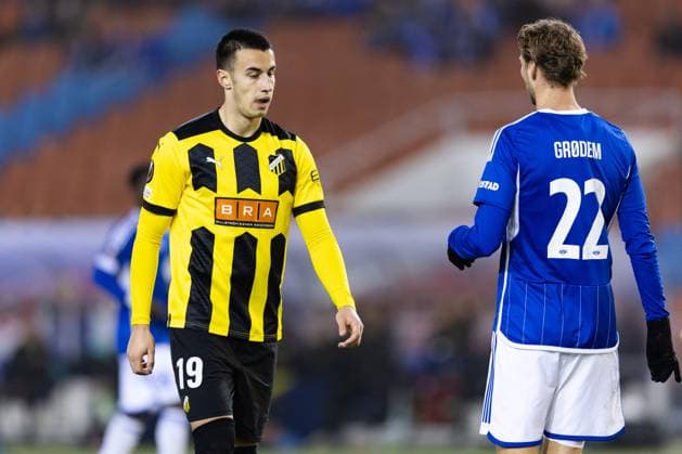 231109 Srdjan Hrstic of BK Häcken during the UEFA Europa League football match between BK Häcken and Molde on November 9, 2023 in Göteborg. Photo: Michael Erichsen BILDBYRAN COP 89 MI0570 bbeng bk häcken football fotball fotboll molde soccer uefa europa league Copyright: MICHAELxERICHSEN BB231109MI068