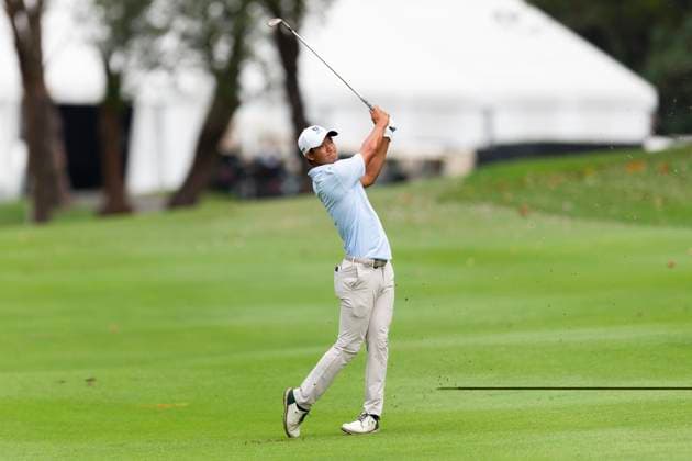 November 9, 2023, Hong Kong, China: Taichi Kho of Hong Kong plays during the round 1 draw matches on day one of The Hong Kong Open Golf Championship 2023 at Hong Kong Golf Club. Hong Kong China - ZUMAs197 20231109_aaa_s197_089 Copyright: xBenxLaux