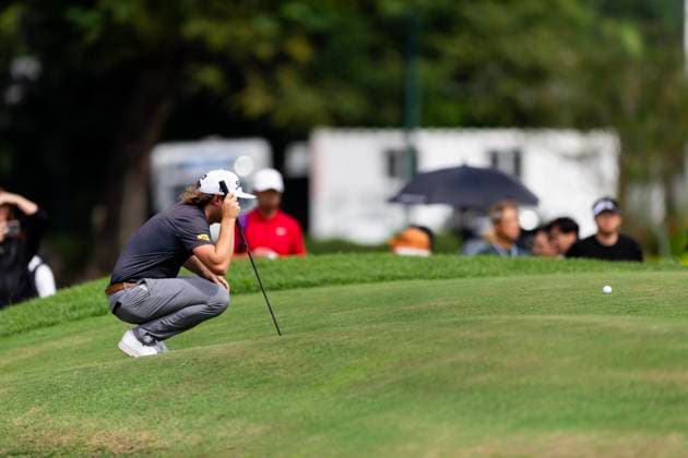 November 9, 2023, Hong Kong, China: Cameron Smith of Australia plays during the round 1 draw matches on day one of The Hong Kong Open Golf Championship 2023 at Hong Kong Golf Club. Hong Kong China - ZUMAs197 20231109_aaa_s197_099 Copyright: xBenxLaux