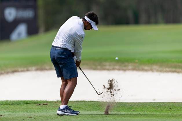 November 9, 2023, Hong Kong, China: Sarit Suwannarut of Thailand plays during the round 1 draw matches on day one of The Hong Kong Open Golf Championship 2023 at Hong Kong Golf Club. Hong Kong China - ZUMAs197 20231109_aaa_s197_111 Copyright: xBenxLaux