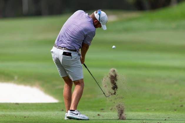 November 9, 2023, Hong Kong, China: Talor Gooch of USA plays during the round 1 draw matches on day one of The Hong Kong Open Golf Championship 2023 at Hong Kong Golf Club. Hong Kong China - ZUMAs197 20231109_aaa_s197_116 Copyright: xBenxLaux