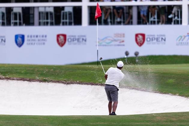 November 9, 2023, Hong Kong, China: Harold Varner III of USA plays during the round 1 draw matches on day one of The Hong Kong Open Golf Championship 2023 at Hong Kong Golf Club. Hong Kong China - ZUMAs197 20231109_aaa_s197_123 Copyright: xBenxLaux
