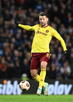 Glasgow, Scotland, 9th November 2023. Kaan Kairinen of Sparta Prague during the UEFA Europa League match at Ibrox Stadium, Glasgow. Picture credit should read: Neil Hanna Sportimage EDITORIAL USE ONLY. No use with unauthorised audio, video, data, fixture lists, club league logos or live services. Online in-match use limited to 120 images, no video emulation. No use in betting, games or single club league player publications. SPI-2721-0062