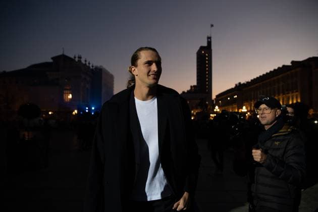 Foto Marco Alpozzi LaPresse 10 Novembre 2023 Torino - Italia - - Tennis Nitto ATP, Tennis Herren Finals - Blue Carpet &amp; Media Day Nella foto: Alexander Zverev (Germany) November 10, 2023 Turin - Italy - Sport - Tennis Nitto ATP Finals -Blue Carpet &amp; Media Day In the pic: Alexander Zverev (Germany)  Copyright: xMarcoxAlpozzi LaPressex