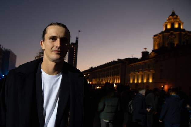 Foto Marco Alpozzi LaPresse 10 Novembre 2023 Torino - Italia - - Tennis Nitto ATP, Tennis Herren Finals - Blue Carpet &amp; Media Day Nella foto: Alexander Zverev (Germany) November 10, 2023 Turin - Italy - Sport - Tennis Nitto ATP Finals -Blue Carpet &amp; Media Day In the pic: Alexander Zverev (Germany)  Copyright: xMarcoxAlpozzi LaPressex