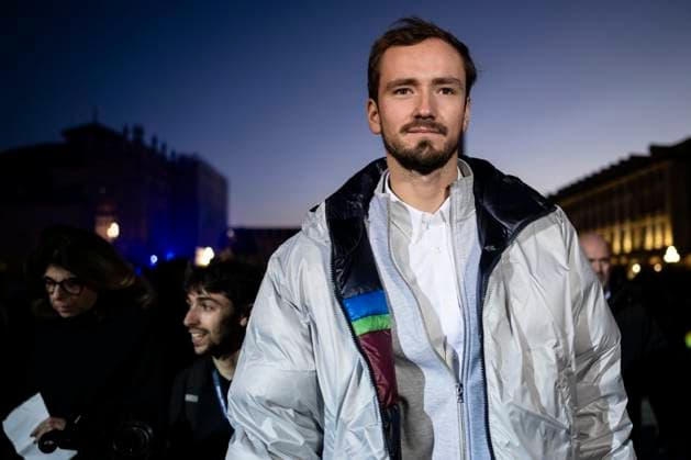 Nitto ATP, Tennis Herren Finals 2023 - Blue Carpet Daniil Medvedev of Russia attends the Blue Carpet of the Nitto ATP Finals 2023. Turin Italy Copyright: xNicolòxCampox