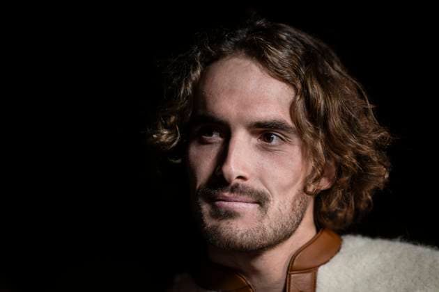 Nitto ATP, Tennis Herren Finals 2023 - Blue Carpet Stefanos Tsitsipas of Greece looks on during the Blue Carpet of the Nitto ATP Finals 2023. Turin Italy Copyright: xNicolòxCampox