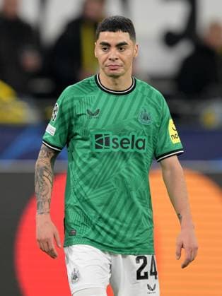 DORTMUND - Miguel Almiron of Newcastle United FC during the UEFA Champions League match between Borussia Dortmund and Newcastle United FC at Signal Iduna Park on November 7, 2023 in Dortmund, Germany. ANP Hollandse Hoogte UEFA Champions League 2023 24 2023 2024 xVIxANPxSportx xGerritxvanxKeulenxIVx 483533287 originalFilename: 483533287.jpg