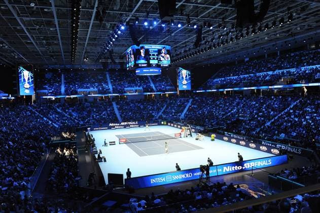 IPP20231112 Tennis: Nitto ATP, Tennis Herren Finals 2023 in Turin, il palazzetto gremito di gente (Verwendung nur in Deutschland - GERMANY ONLY) *** IPP20231112 Tennis Nitto ATP Finals 2023 in Turin, il palazzetto gremito di gente Use only in Germany GERMANY ONLY 