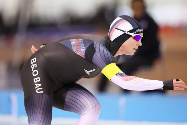 Sport Themen der Woche KW45 Sport Bilder des Tages Pechstein Claudia (GER), NOVEMBER 12, 2023 - Speed skating, Eisschnelllauf : ISU Speed Skating World Cup 2023 24 Obihiro Women s 3000m Division B at Meiji Hokkaido Tokachi Oval in Hokkaido, Japan. Noxthirdxpartyxsales  (235392470)