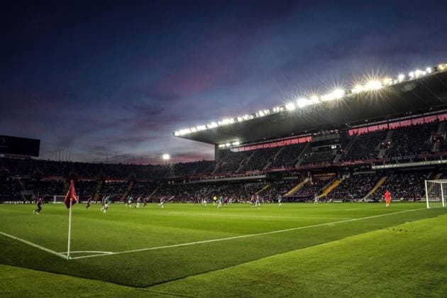 Spain - FC Barcelona, Barca vs Deportivo Alaves - 12 11 2023 SPAIN, BARCELONA, NOVEMBER 12. General view of the Estadi Olimpic Lluis Companys during the La Liga EA Sports football match between FC Barcelona and Deportivo Alaves on November 12, 2023 at Estadi Olimpic Lluis Companys in Barcelona, Spain. Photo by Manuel Blondeau AOP.Press Barcelona Estadi Olimpic Lluis Companys Catalunya Spain Copyright: x ManuelxBlondeau AOP.Pressx AOP20231112 0195