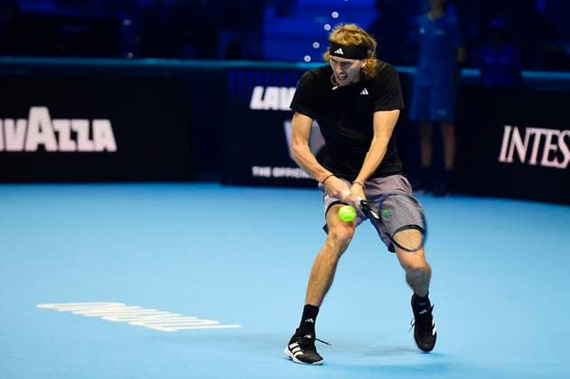 IPP20231113 Tennis: Nitto ATP, Tennis Herren Finals 2023 in Turin, alexander zverev (Verwendung nur in Deutschland - GERMANY ONLY) *** IPP20231113 Tennis Nitto ATP Finals 2023 in Turin, alexander zverev Use only in Germany GERMANY ONLY 