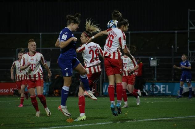 13.11.2023, xgrfx, Fussball 1.Bundesliga Damen, 1. FC Köln - TSG Hoffenheim emspor, v.l. Tor, Mara Alber (TSG Hoffenheim) (DFL DFB REGULATIONS PROHIBIT ANY USE OF PHOTOGRAPHS as IMAGE SEQUENCES and or QUASI-VIDEO) Köln