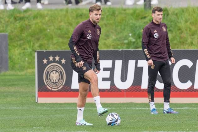 Training Deutsche Fussball Nationalmannschaft, DFB Campus, 14.11.2023 Niclas Füllkrug (Deutsche Fussball Nationalmannschaft), Training Deutsche Fussball Nationalmannschaft, Frankfurt, DFB Campus, 14.11.2023 Copyright: xBEAUTIFULxSPORTS Gawlikx