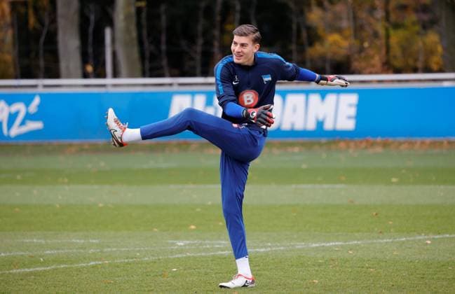 Deutschland, Berlin, Sportpark, GER, 2.FBL, Hertha BSC, Saison 2023 24, Training, Foto:Robert Kwasigroch