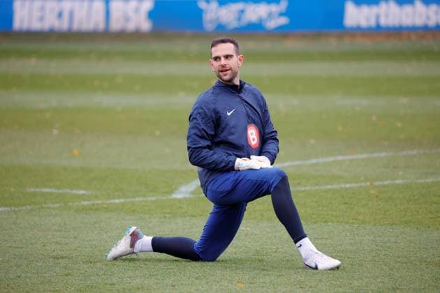 Deutschland, Berlin, Sportpark, GER, 2.FBL, Hertha BSC, Saison 2023 24, Training, Foto:Marius Gersbeck