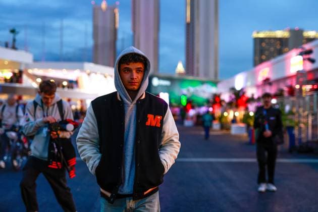 4 Lando Norris (GBR, McLaren F1 Team), F1 Grand Prix of Las Vegas at Las Vegas Strip Circuit on November 15, 2023 in Las Vegas, United States of America. (Photo by HOCH ZWEI) Las Vegas United States of America