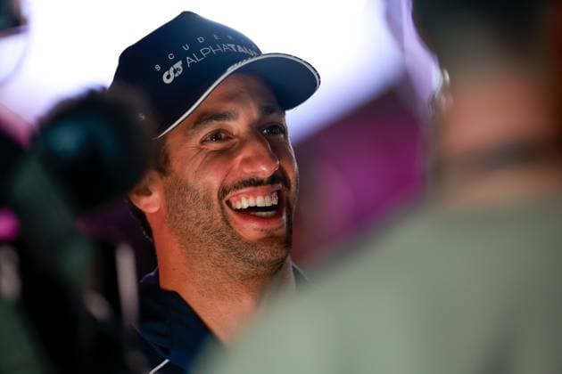 3 Daniel Ricciardo (AUS, Scuderia AlphaTauri), F1 Grand Prix of Las Vegas at Las Vegas Strip Circuit on November 15, 2023 in Las Vegas, United States of America. (Photo by HOCH ZWEI) Las Vegas United States of America