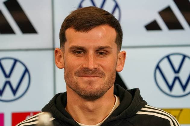 Pascal Groß (Deutschland Germany) - 16.11.2023: Pressekonferenz Deutsche Nationalmannschaft, DFB-Campus Frankfurt