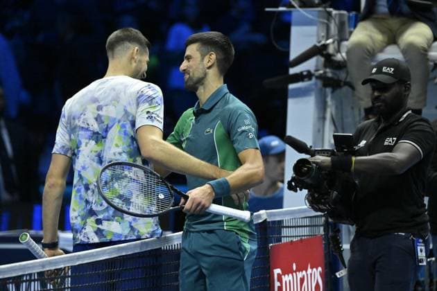 Tennis - Nitto ATP, Tennis Herren Finals Torino 2023 - Hubert Hurkacz - Pologne TENNIS : Nitto Atp Finals Torino 2023 - 16 11 2023 - ChrysleneCaillaud Panoramic 