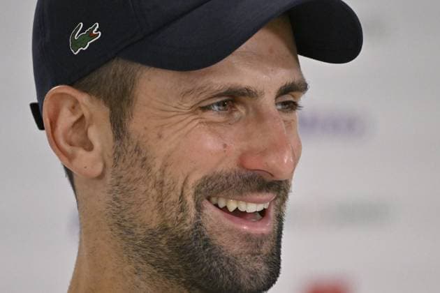 Tennis - Nitto ATP, Tennis Herren Finals Torino 2023 -Novak Djokovic - Serbie - press conference, PK, Pressekonferenz TENNIS : Nitto Atp Finals Torino 2023 - 16 11 2023 - ChrysleneCaillaud Panoramic 