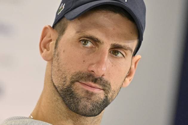 Tennis - Nitto ATP, Tennis Herren Finals Torino 2023 -Novak Djokovic - Serbie - press conference, PK, Pressekonferenz TENNIS : Nitto Atp Finals Torino 2023 - 16 11 2023 - ChrysleneCaillaud Panoramic 