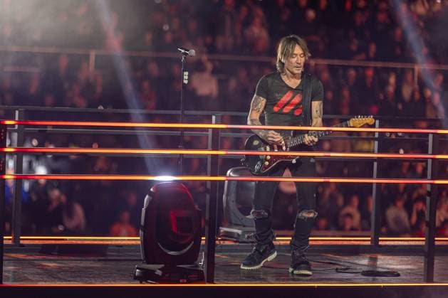 Las Vegas F1 GP 2023 - Wednesday Keith Urban show during the opening ceremony at Formula 1 Heineken Silver Las Vegas Grand Prix on Nov 15, 2023 in Las Vegas, USA. Las Vegas United States  Copyright: xRobertxSzaniszlox originalFilename:szaniszlo-notitle231116_npopN.jpg