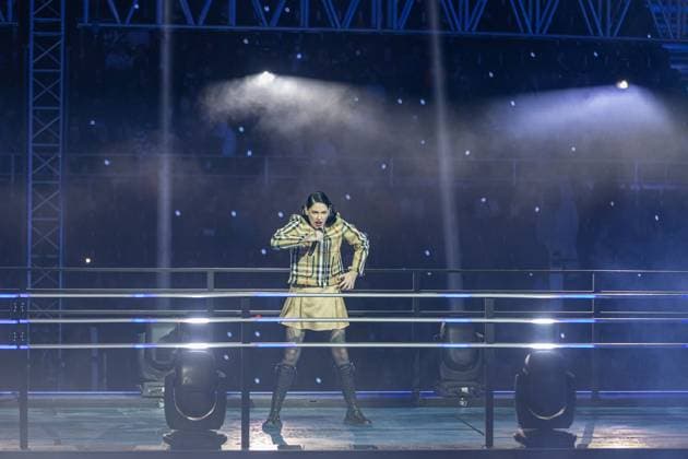Las Vegas F1 GP 2023 - Wednesday Bishop Briggs show during the opening ceremony at Formula 1 Heineken Silver Las Vegas Grand Prix on Nov 15, 2023 in Las Vegas, USA. Las Vegas United States  Copyright: xRobertxSzaniszlox originalFilename:szaniszlo-notitle231116_npxpf.jpg