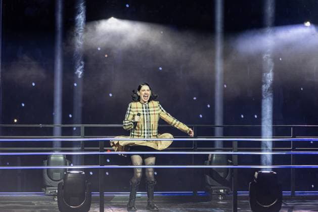 Las Vegas F1 GP 2023 - Wednesday Bishop Briggs show during the opening ceremony at Formula 1 Heineken Silver Las Vegas Grand Prix on Nov 15, 2023 in Las Vegas, USA. Las Vegas United States  Copyright: xRobertxSzaniszlox originalFilename:szaniszlo-notitle231116_npZtd.jpg