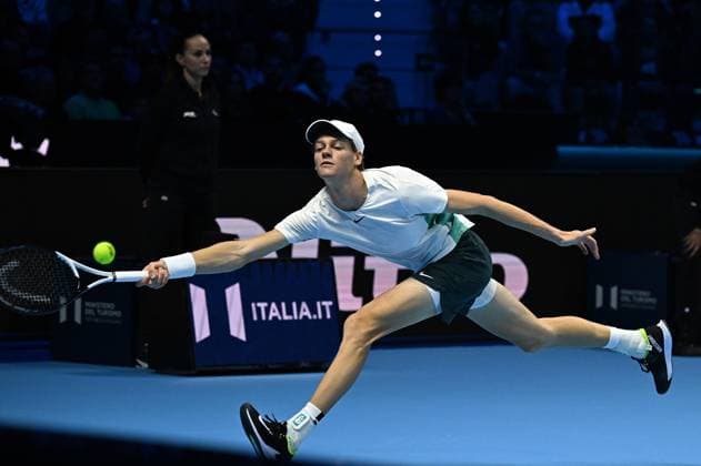 IPP20231116 Tennis: Nitto ATP, Tennis Herren Finals 2023 in Turin, Jannik Sinner (Verwendung nur in Deutschland - GERMANY ONLY) *** IPP20231116 Tennis Nitto ATP Finals 2023 in Turin, Jannik Sinner Use only in Germany GERMANY ONLY 