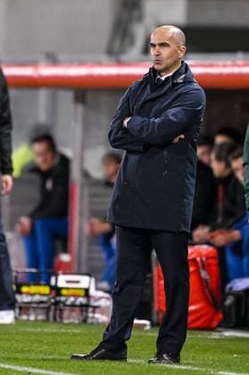 16.11.2023, Vaduz, Principality of Liechtenstein, Rheinpark Stadion, Liechtenstein vs Portugal - UEFA European Championship, EM, Europameisterschaft Qualification 2023 2024 Group J, Trainer Roberto Martinez (Portugal) Schaut (Foto H. Langer) Vaduz Rheinpark Stadion Liechtenstein Principality of Liechtenstein