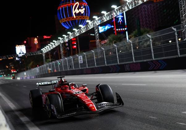 16 Charles Leclerc (MCO, Scuderia Ferrari), F1 Grand Prix of Las Vegas at Las Vegas Strip Circuit on November 17, 2023 in Las Vegas, United States of America. (Photo by HOCH ZWEI) Las Vegas United States of America