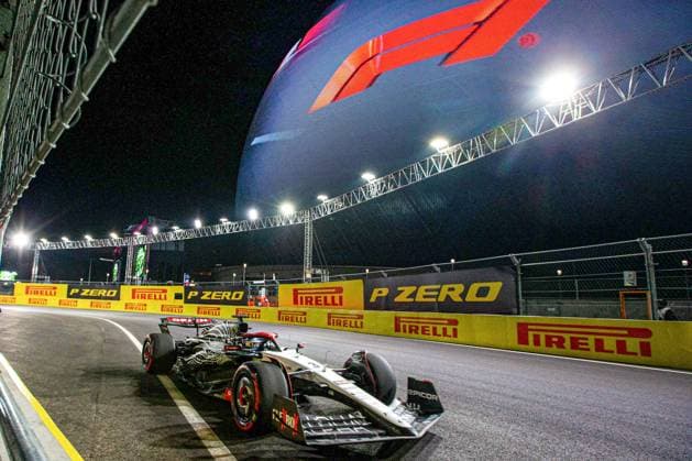 Daniel Ricciardo (AUS) Alpha Tauri AT04 during FORMULA 1 HEINEKEN SILVER LAS VEGAS GRAND PRIX 2023 - Nov 17 to 19 2023 Las Vega, Nevada, USA  Copyright: xStefanoxFacchin AvensImages IPAx xx IPA_41699172 IPA_Agency_IPA41699172
