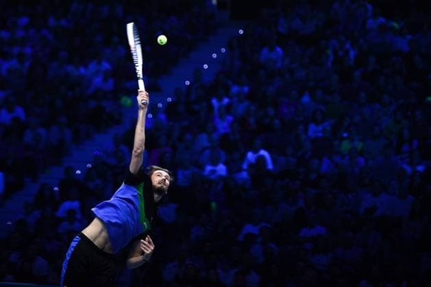 Foto Marco Alpozzi LaPresse 17 Novembre 2023 Torino - Italia - - Tennis Nitto ATP, Tennis Herren Finals - Carlos ALCARAZ (ESP) vs Daniil MEDVEDEV (RUS) Nella foto: Daniil Medvedev (Russia) November 17, 2023 Turin - Italy - Sport - Tennis Nitto ATP Finals - Carlos ALCARAZ (ESP) vs Daniil MEDVEDEV (RUS) In the pic: Daniil Medvedev (Russia)  Copyright: xMarcoxAlpozzi LaPressex