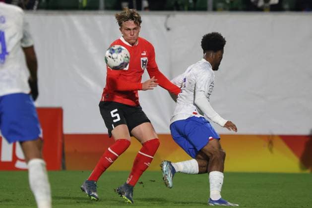 16.11.2023, Ried im Innkreis, AUT, Unterwegs in Oberösterreich, U21, U 21 Österreich vs. Frankreich, im Bild Spielszene,