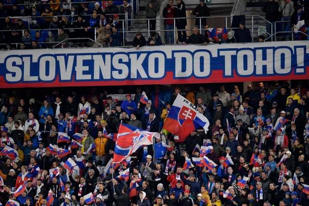 Slovakia - Iceland, press conference, PK, Pressekonferenz November 16, 2023 Slovakia fans react during the UEFA European Championships, EM, European Qualifying football game between Slovakia and Iceland, Bratislava, Slovakia, November 16, 2023. Photo by Alex Nicodim Copyright: xAlexxNicodimx