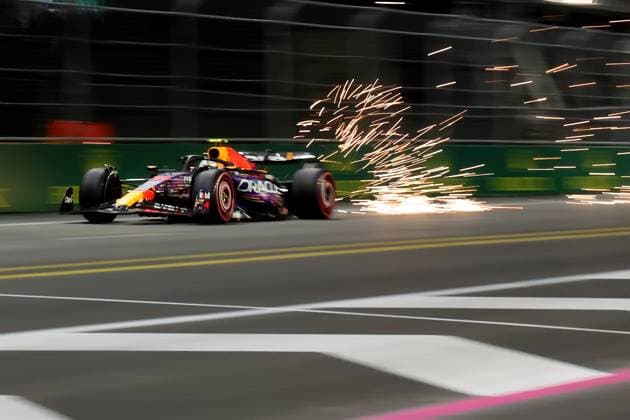 17th November 2023; Las Vegas, Nevada, USA. F1 Grand Prix of USA, Las Vegas; Practice Sessions; Max Verstappen of Red Bull during Free Practice 3  ActionPlus12577205 ShaunxBrooks