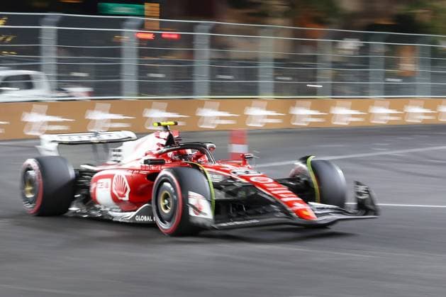 Carlos Sainz jr. (Ferrari), Qualifying, Grosser Preis von Las Vegas, Motorsport, Herren, Formel 1, 18.11.2023 Las Vegas Nevada USA