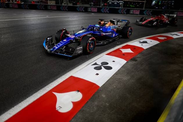 23 Alexander Albon (THA, Williams Racing), F1 Grand Prix of Las Vegas at Las Vegas Strip Circuit on November 18, 2023 in Las Vegas, United States of America. (Photo by HOCH ZWEI) Las Vegas United States of America