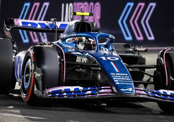 LAS VEGAS - Pierre Gasly (Alpine) during qualifying prior to the Las Vegas Formula 1 Grand Prix at the Las Vegas Strip Circuit in Nevada. ANP SEM VAN DER WAL F1 Grand Prix of Las Vegas - Qualifying 2022 23 xVIxANPxSportx xxANPxIVx 484162425 originalFilename: 484162425.jpg