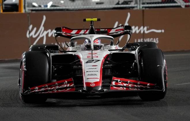 FORMULA 1 HEINEKEN SILVER LAS VEGAS GRAND PRIX 2023 18.11.2023, Las Vegas Street Circuit, Las Vegas, FORMULA 1 HEINEKEN SILVER LAS VEGAS GRAND PRIX 2023 ,im Bild Nico Hülkenberg (DEU), MoneyGram Haas F1 Team