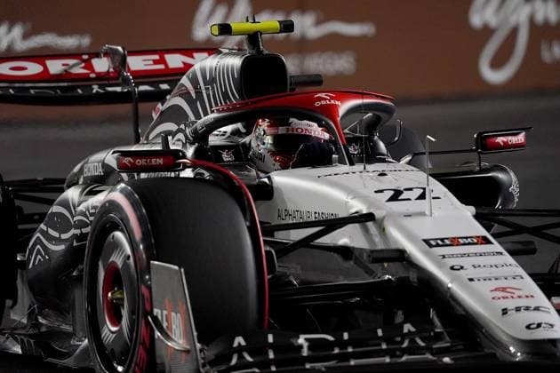 FORMULA 1 HEINEKEN SILVER LAS VEGAS GRAND PRIX 2023 18.11.2023, Las Vegas Street Circuit, Las Vegas, FORMULA 1 HEINEKEN SILVER LAS VEGAS GRAND PRIX 2023 ,im Bild Yuki Tsunoda (JPN), Scuderia AlphaTauri
