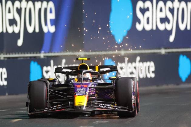 Sergio Perez (Red Bull), Qualifying, Grosser Preis von Las Vegas, Motorsport, Herren, Formel 1, 18.11.2023 Las Vegas Nevada USA