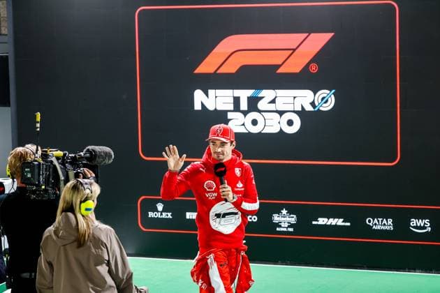 16 Charles Leclerc (MCO, Scuderia Ferrari), F1 Grand Prix of Las Vegas at Las Vegas Strip Circuit on November 18, 2023 in Las Vegas, United States of America. (Photo by HOCH ZWEI) Las Vegas United States of America