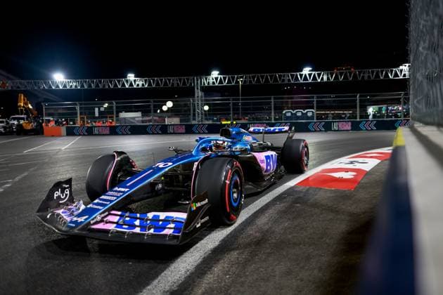 10 Pierre Gasly (FRA, BWT Alpine F1 Team), F1 Grand Prix of Las Vegas at Las Vegas Strip Circuit on November 18, 2023 in Las Vegas, United States of America. (Photo by HOCH ZWEI) Las Vegas United States of America